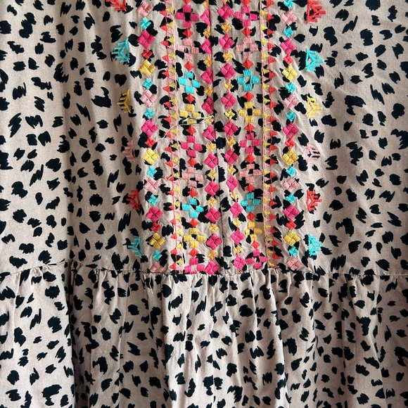 Savanna Jane dress/ tunic top.,Fully lined v-neck length 36” shoulder to hem - Picture 3 of 7